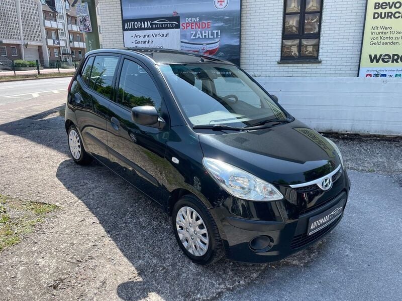 Schwarz Gebraucht 2009 Hyundai i10 Edition+ Kleinwagen | 2.750 € (Fairer Preis) - Bild 1/4