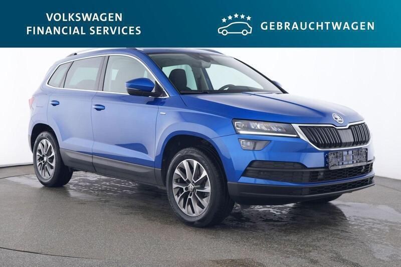 Blau Gebraucht 2021 Skoda Karoq Ambition SUV | 24.289 € (Superpreis) - Bild 1/4