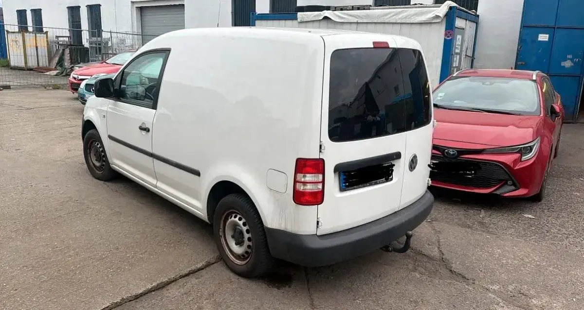 Gebraucht VW Caddy 75 PS (55 kW) 2014 Weiß Van / Kleinbus