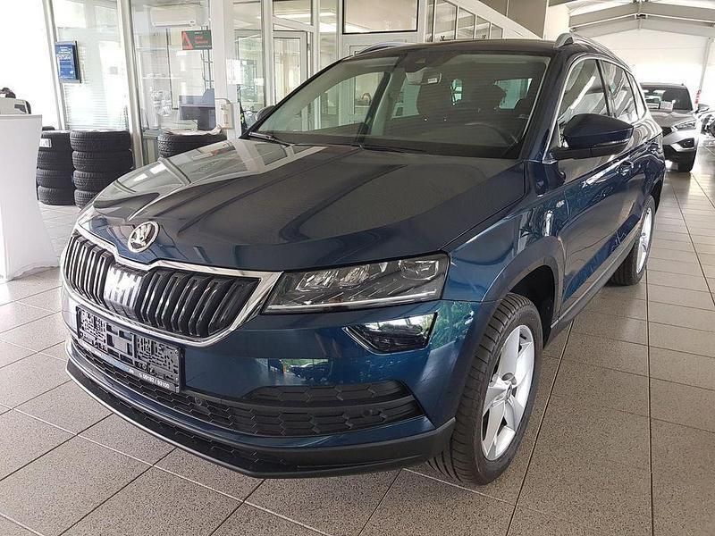 Gebraucht Skoda Karoq Soleil 150 PS (110 kW) 2020 Blau (metallic) SUV