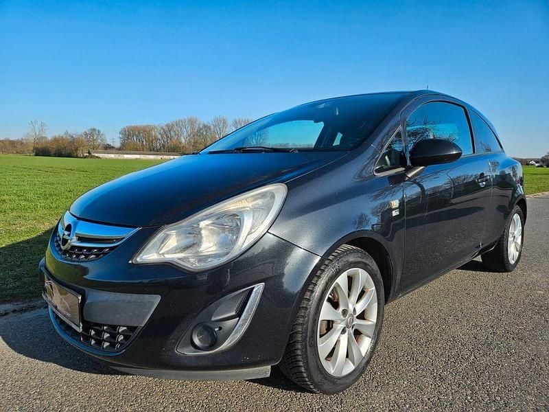 Gebraucht Opel Corsa 69 PS (50 kW) 2012 Schwarz Kleinwagen