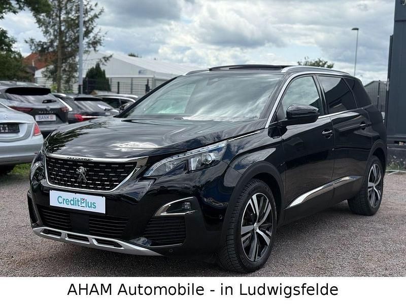 Schwarz Gebraucht 2020 Peugeot 5008 GT-line Van / Kleinbus | 21.890 € (Etwas zu teuer) - Bild 1/4