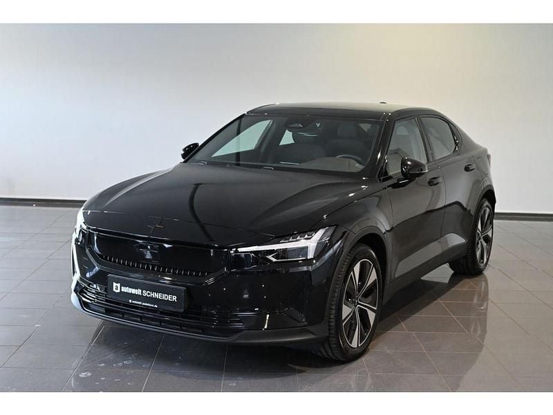 Schwarz space schwarz metallic (metallic) Gebraucht 2024 Polestar 2 Plus Kleinwagen | 39.750 € (Fairer Preis) - Bild 1/4