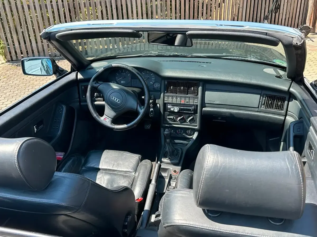 Gebraucht Audi Cabriolet Basis 125 PS (91 kW) 1999 Schwarz Cabrio