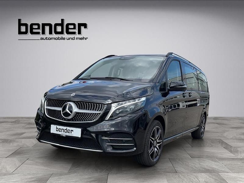 Schwarz Gebraucht 2024 Mercedes V300 AMG line Van / Kleinbus | 72.899 € (Guter Preis) - Bild 1/4