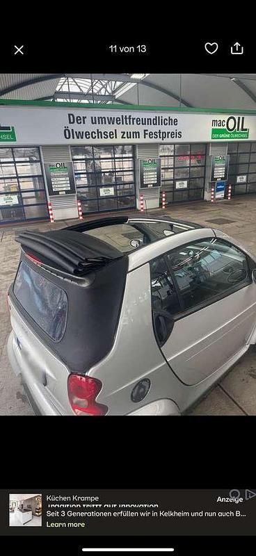 Gebraucht Smart ForTwo Cabrio Basis 61 PS (44 kW) 2008 Grau Cabrio