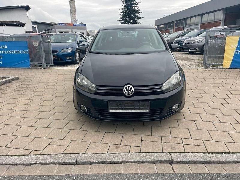 Schwarz Gebraucht 2010 VW Golf VI Comfortline Limousine | 3.499 € (Superpreis) - Bild 1/4