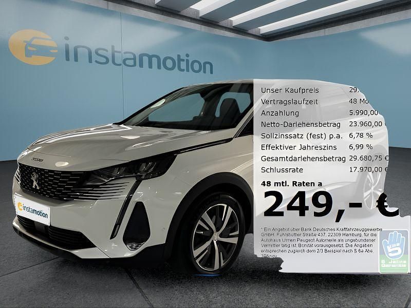 Weiß Gebraucht 2023 Peugeot 3008 SUV | 30.699 € (Teuer) - Bild 1/4