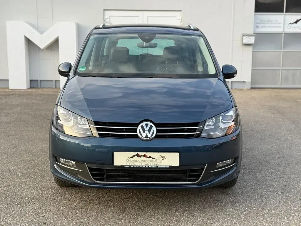 Occasion VW Sharan Highline 184 ch (135 kW) 2017 Bleue Monospace