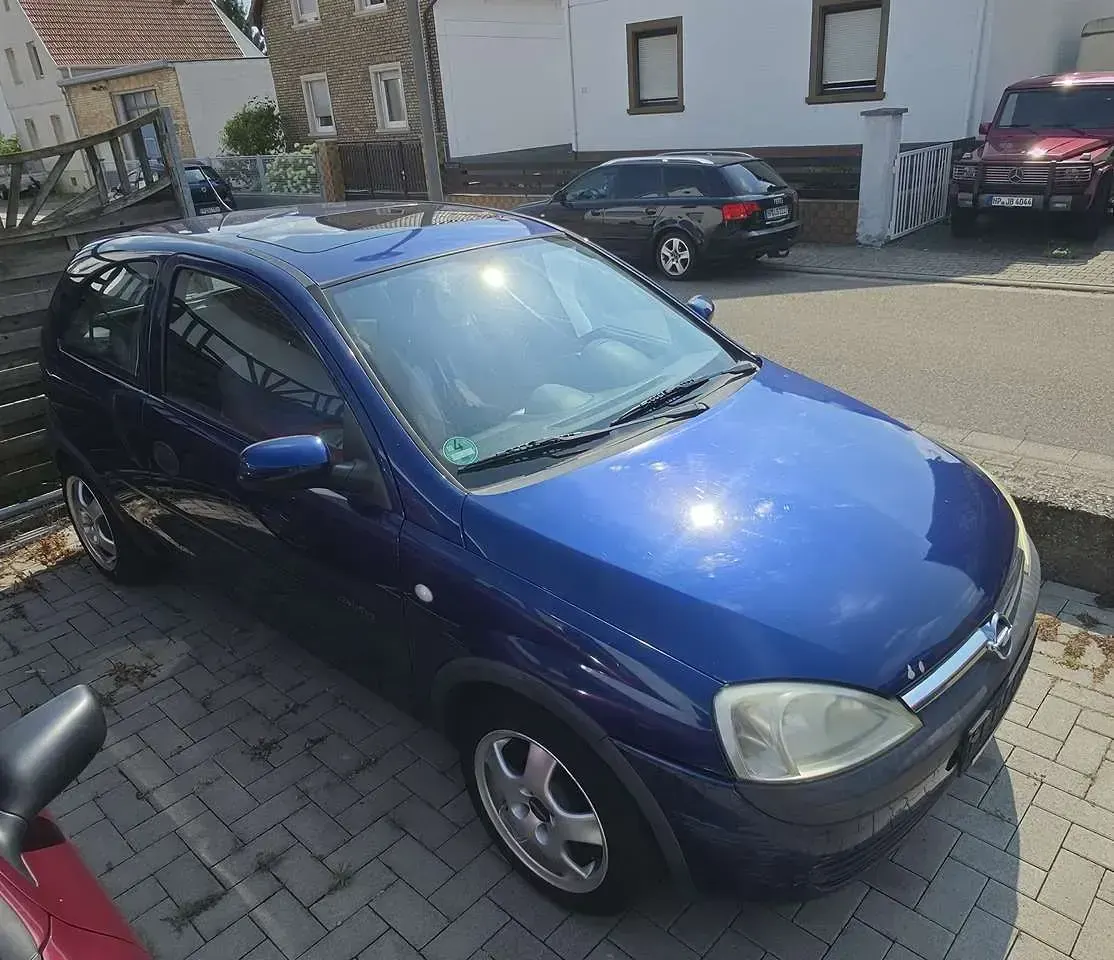 Gebraucht Opel Corsa 75 PS (55 kW) 2002 Blau Kleinwagen