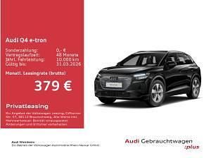 Gebraucht Audi Q4 e-tron Ambiente 210 kW (286 PS) 2025 Schwarz (mythosschwarz metallic) SUV