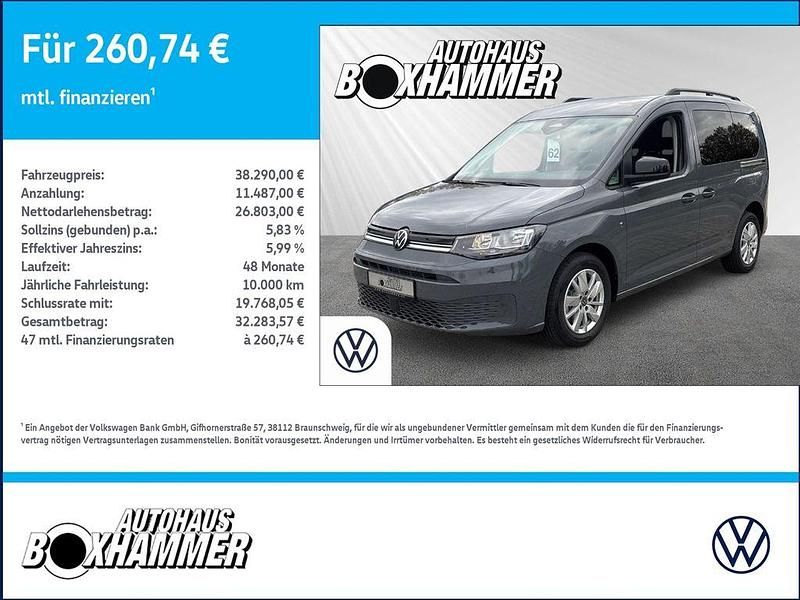 Neu VW Caddy Life 122 PS (89 kW) 2025 Grau Van / Kleinbus