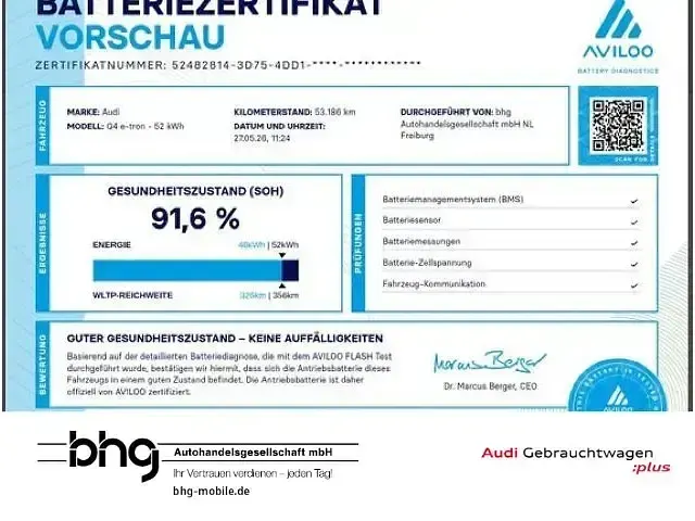 Gebraucht Audi Q4 e-tron Basis 125 kW (170 PS) 2023 SUV