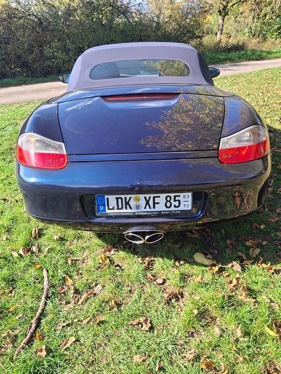 Gebraucht Porsche Boxster 204 PS (150 kW) 1998 Blau Cabrio