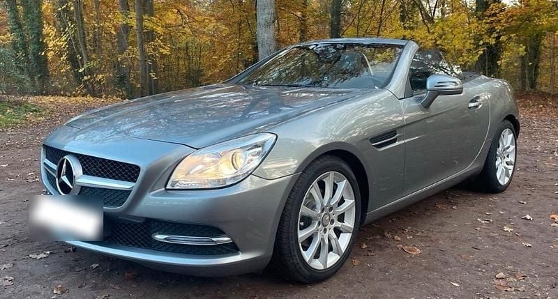 Gebraucht Mercedes SLK200 184 PS (135 kW) 2014 Grau Cabrio