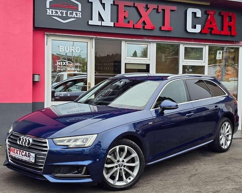 Blau Gebraucht 2018 Audi A4 S-Line Kombi | 18.900 € (Superpreis) - Bild 1/4