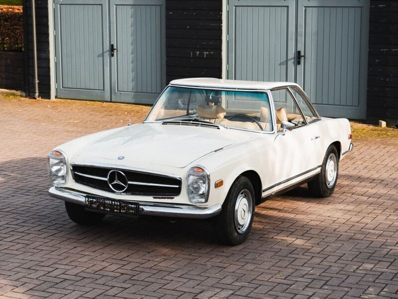 Weiß Gebraucht 1969 Mercedes SL280 Cabrio | 69.900 € - Bild 1/4