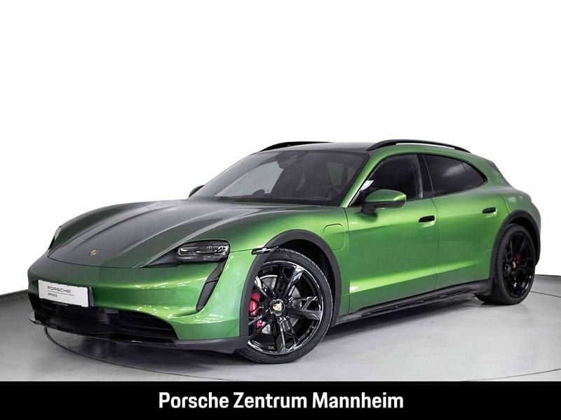 Gruen Gebraucht 2022 Porsche Taycan Cross Turismo Kombi | 72.900 € (Fairer Preis) - Bild 1/4