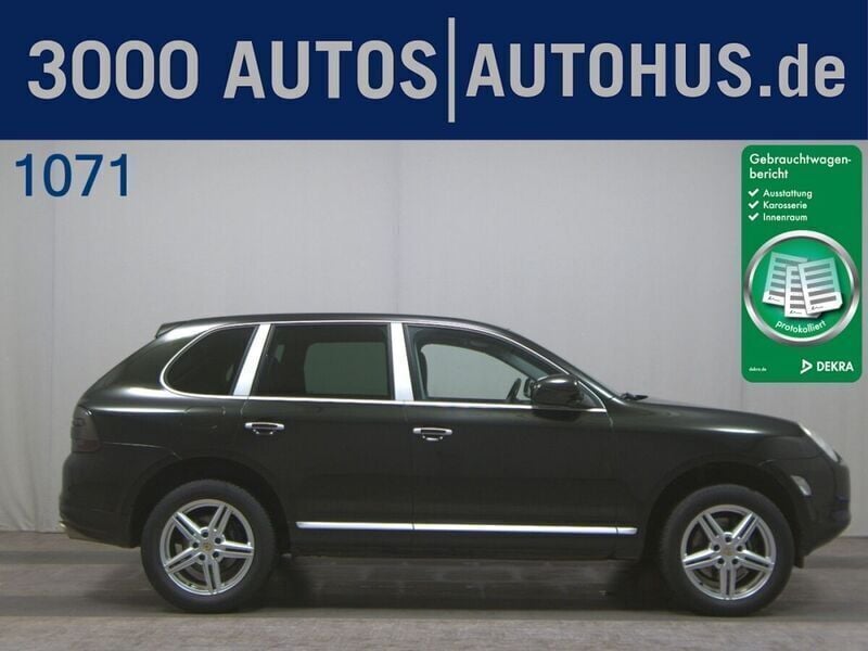 Dunkelolive metallic Gebraucht 2006 Porsche Cayenne S SUV | 5.490 € (Superpreis) - Bild 1/4
