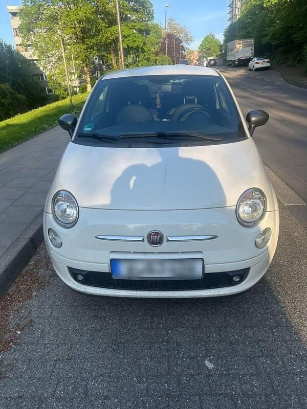 Weiß Gebraucht 2011 Fiat 500 Lounge Kleinwagen | 3.490 € (Guter Preis) - Bild 1/4