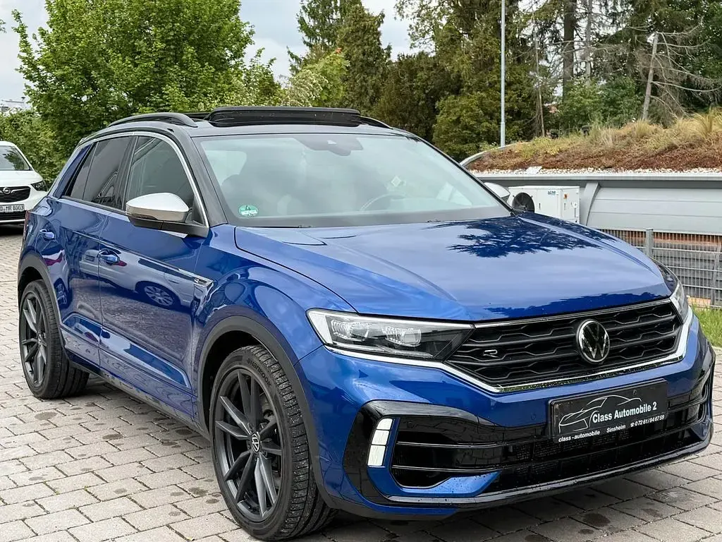 Second-hand VW T-Roc R 300 CP (220 kW) 2022 Albastru SUV