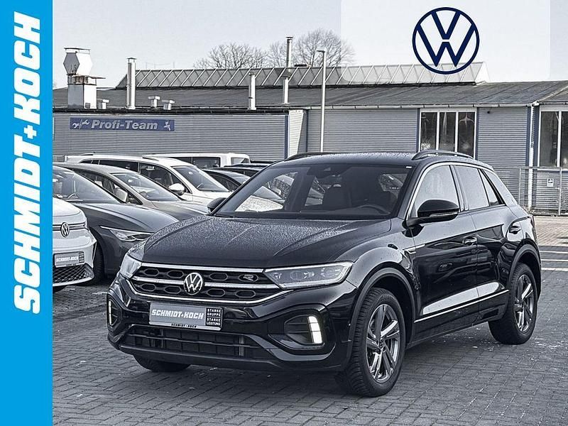 Schwarz Gebraucht 2024 VW T-Roc R-line SUV | 25.990 € (Fairer Preis) - Bild 1/4