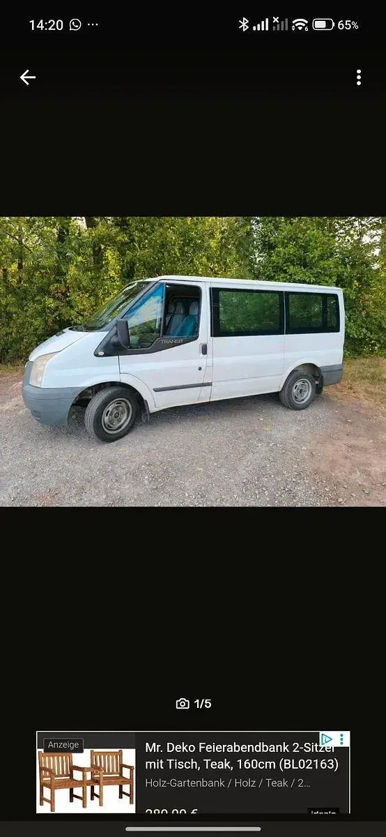 Gebraucht Ford Transit 116 PS (85 kW) 2012 Weiß Van