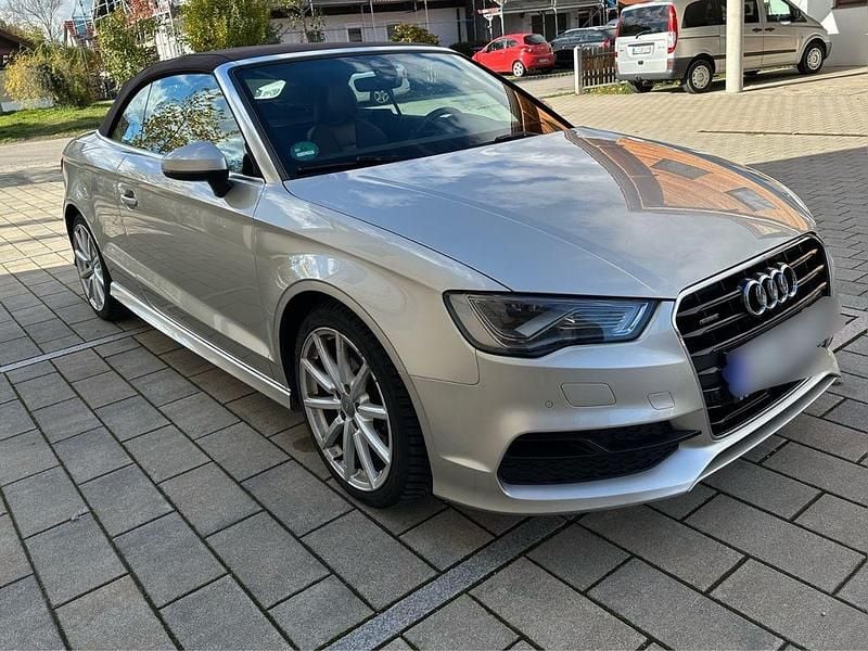 Silber Gebraucht 2016 Audi A3 Cabriolet S-Line Cabrio | 22.800 € (Fairer Preis) - Bild 1/4