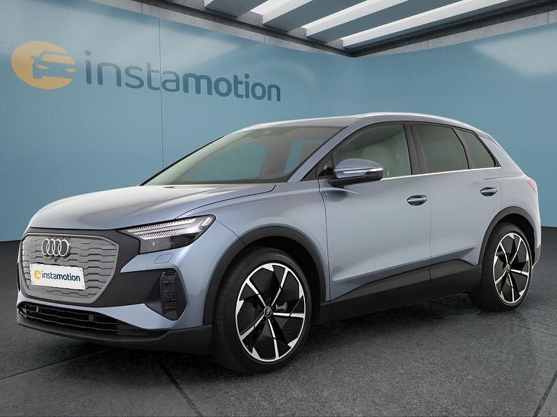 Blau Gebraucht 2022 Audi Q4 e-tron SUV | 35.499 € (Teuer) - Bild 1/4