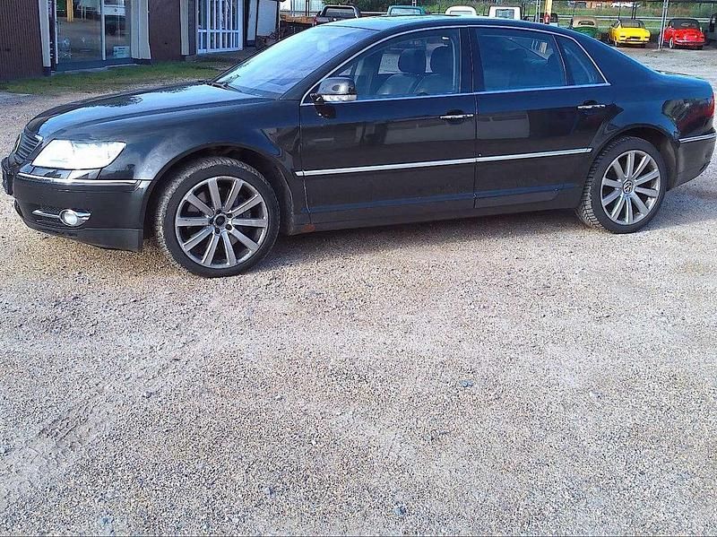 Tarantellaschwarz perleffekt Gebraucht 2008 VW Phaeton Limousine | 5.500 € (Fairer Preis) - Bild 1/4
