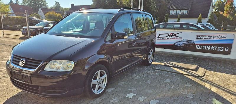 Gebraucht VW Touran 105 PS (77 kW) 2007 Schwarz Van / Kleinbus
