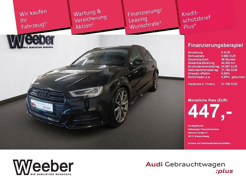 Gebraucht Audi A3 Sport 190 PS (139 kW) 2017 Schwarz Limousine
