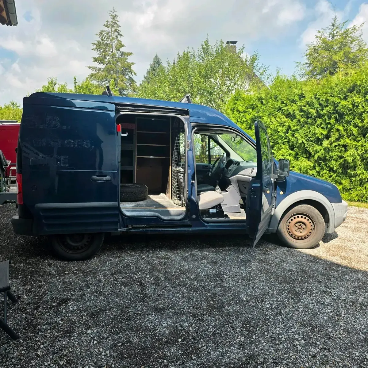 Gebraucht Ford Transit Connect 90 PS (66 kW) 2012 Blau Van / Kleinbus