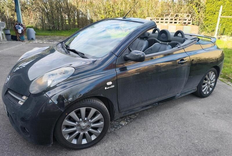 Schwarz Gebraucht 2005 Nissan Micra C+C Premium Edition Cabrio | 1.490 € - Bild 1/4