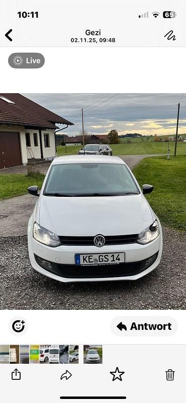 Weiß Gebraucht 2011 VW Polo Limousine | 3.800 € (Superpreis) - Bild 1/4