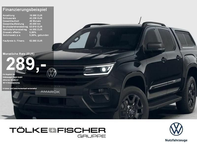 Neu VW Amarok Dark Label 241 PS (177 kW) 2026 Schwarz Abholung