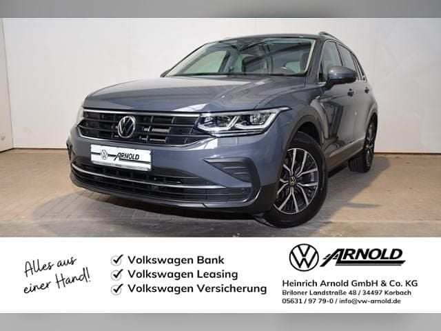Delfingrau metallic Gebraucht 2021 VW Tiguan Life SUV | 20.990 € (Superpreis) - Bild 1/4