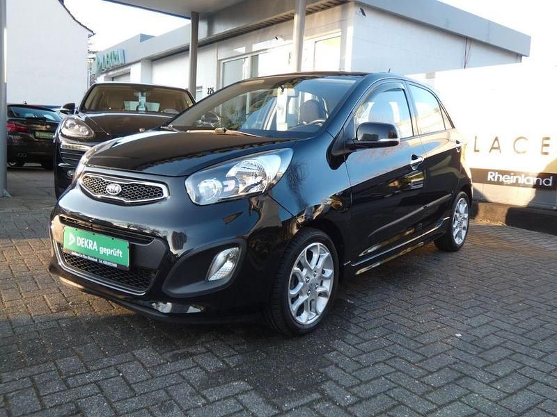 Gebraucht Kia Picanto Spirit 86 PS (63 kW) 2012 Schwarz Kleinwagen
