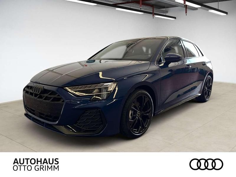 Ascariblau metallic Gebraucht 2025 Audi A3 Sportback S-Line Kombi | 47.929 € - Bild 1/4