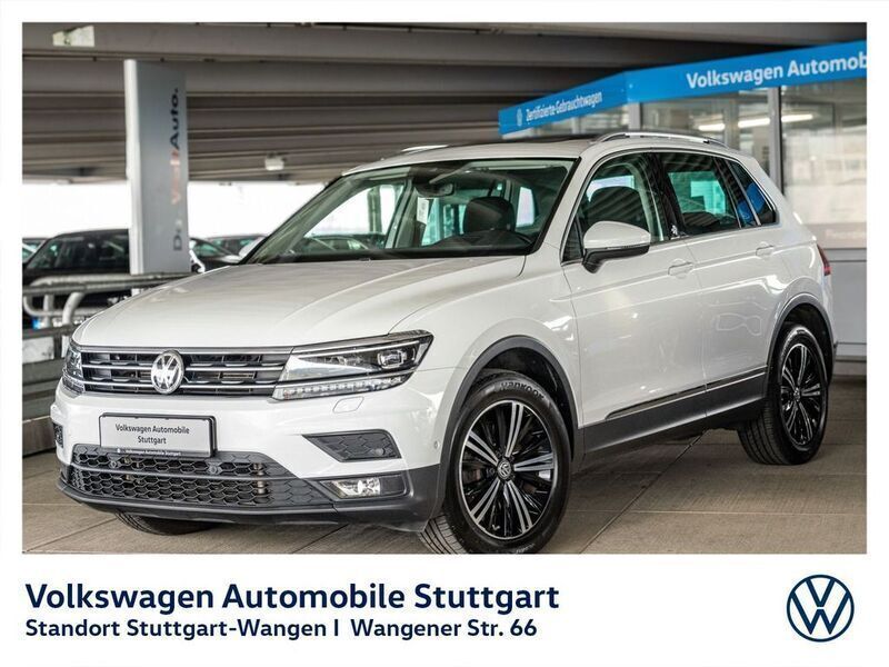 Pure white Gebraucht 2017 VW Tiguan Sound SUV | 21.430 € (Fairer Preis) - Bild 1/4
