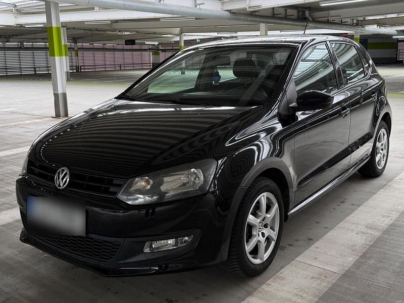 Gebraucht VW Polo Trendline 69 PS (50 kW) 2011 Schwarz Kleinwagen
