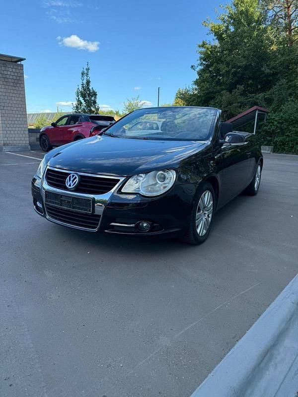 Schwarz Gebraucht 2007 VW Eos Cabrio | 3.500 € (Superpreis) - Bild 1/4