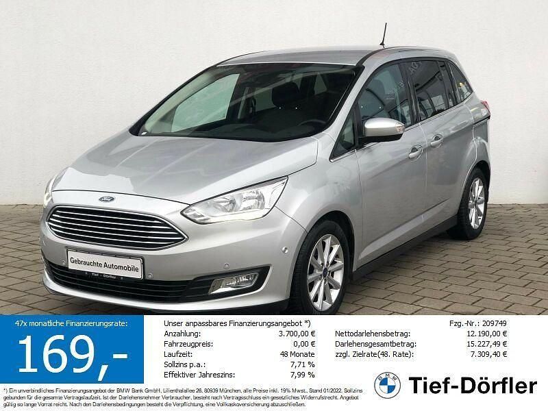 Gebraucht Ford Grand C-Max 150 PS (110 kW) 2017 Moondust silver Van / Kleinbus