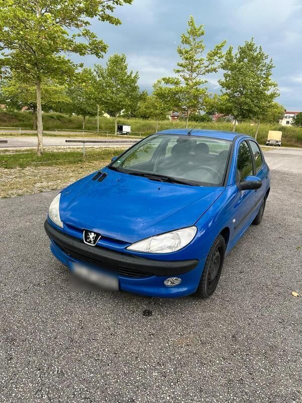 Blau Gebraucht 1999 Peugeot 206 Kleinwagen | 690 € (Fairer Preis) - Bild 1/4