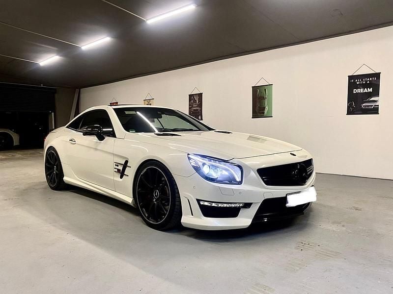 Weiß Gebraucht 2012 Mercedes SL63 AMG AMG Cabrio | 54.850 € - Bild 1/4