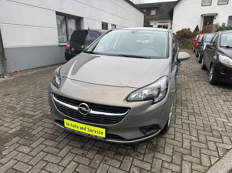 Gebraucht Opel Corsa Edition 90 PS (66 kW) 2015 Muskatgrau/muskat braun(m2) Kleinwagen