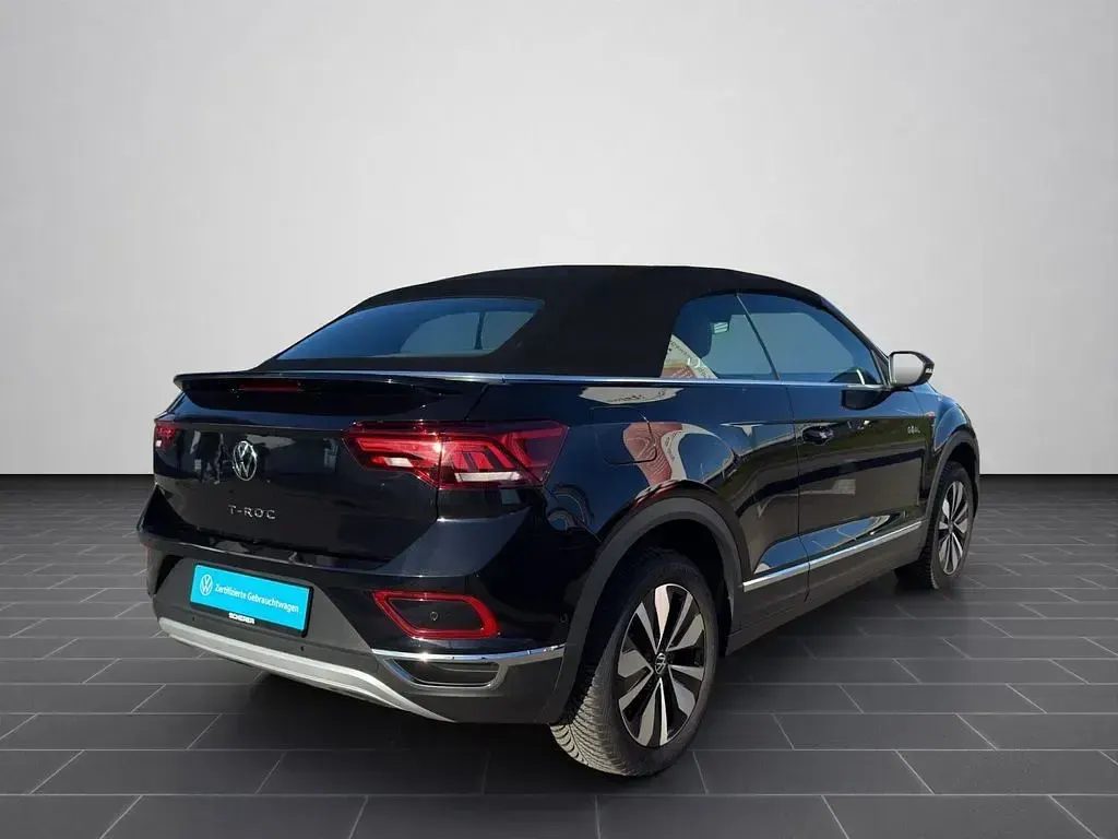 Gebraucht VW T-Roc Cabriolet Goal 116 PS (85 kW) 2025 Deep black perleffekt schwarz Cabrio