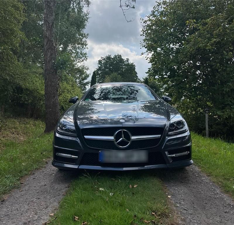 Silber Gebraucht 2012 Mercedes SLK350 Cabrio | 29.999 € (Teuer) - Bild 1/4