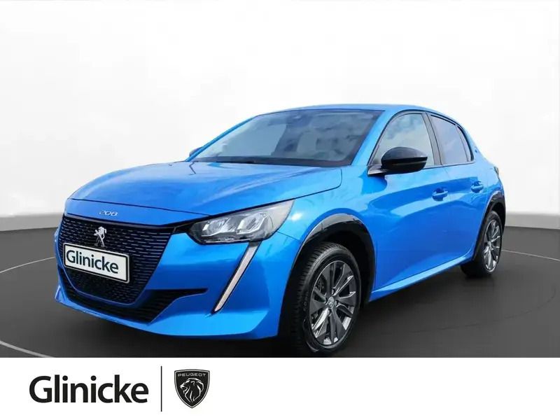 Vertigo blau Gebraucht 2022 Peugeot e-208 Active Kleinwagen | 16.490 € (Fairer Preis) - Bild 1/4