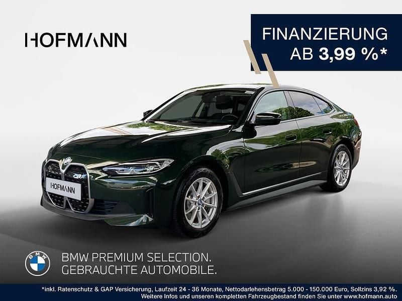 Sanremo green metallic Gebraucht 2024 BMW i4 Sport Line Limousine | 39.945 € (Superpreis) - Bild 1/2